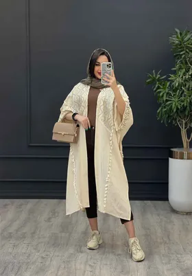 مانتو لینن نچرال خرج کار طلایی