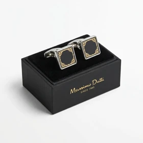 دکمه سردست لاکچری طرح تایل اسلیمی برند Massimo Dutti