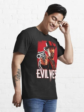 تیشرت بازی Red Dead Redemption | تیشرت رد دد ریدمپشن طرح bad west cowboy evl west game logo کد 159892