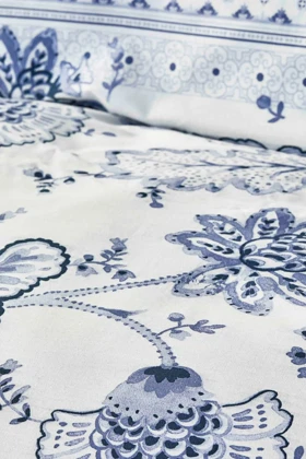 سرویس روتختی دو نفره Karaca Home مدل Amar پنبه - آبی