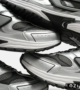 کفش کتانی مردانه نقره ای خاکستری DIESEL S-SERENDIPITY SPORT