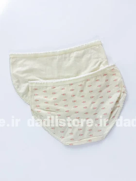 شورت اسلیپ نخ پنبه عروسکی طرح گل
