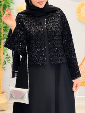 3137-کت و سارافون مزونی شاهیکا