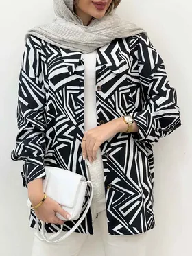 شومیز طرح دار کاملیا