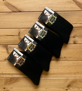 جوراب پشمی حوله ای ساده رنگی