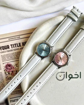 ساعت اوماکس چرمی شرکتی
