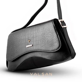 کیف دوشی زنانه چرم یلسان مدل آیریا کد 124-PRM