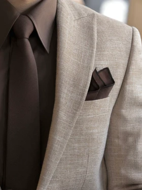 کراوات قهوه ای کارلوتی کد a133