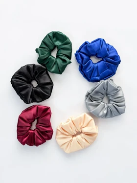 کش مو اسکرانچی ساتن ساده