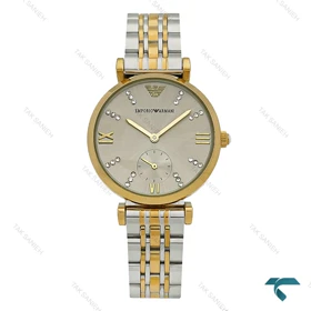 امپریو آرمانی زنانه زیر ثانیه دار تک موتوره صفحه طوسی Armani-7994-L