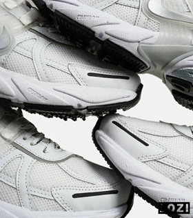 کفش کتانی مردانه و زنانه سفید طوسی Nike cushlon مدل 6011