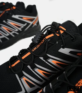 کفش کتانی بزرگ پا مشکی نارنجی Salomon X ULTRA