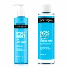 ژل شستشوی صورت و میسلار واتر نوتروژینا مدل Hydro Boost