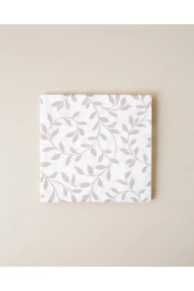 دستمال سفره کاغذی English Home مدل Sandy Bloomy - بژ
