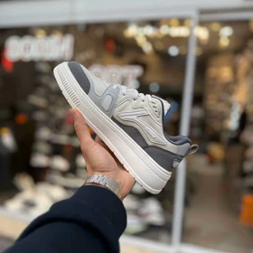 کتانی فشن کرم طوسی کد 6148