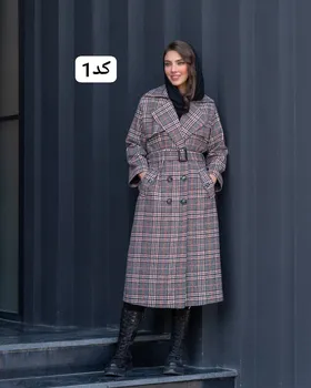 پالتو بلند پاییزه کد 2193