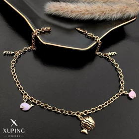 پابند ژوپینگ آویز نهنگ و ماهی طلایی