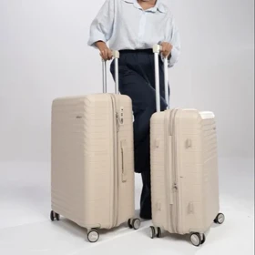 چمدان سایز کوچک مدل Rose Merry RL-314-Small_Creamy