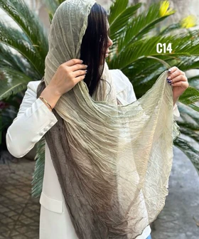 شال چروک طیفی وارداتی کد862