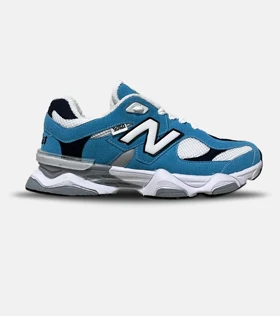 کفش کتانی مردانه و زنانه آبی سفید NEW BALANCE 9060 مدل 8115