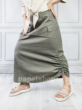 دامن گت دار با بند تنظیم