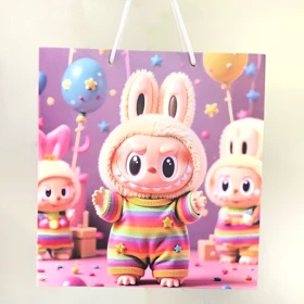 ساک / بگ کادویی طرح لبوبو 12*22*23