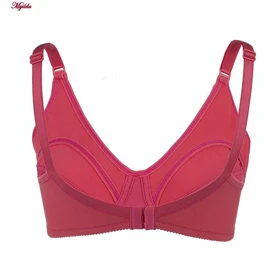 سوتین شیردهی لاکرا لین مدل بدون فنر سرخابی کد 4680-509