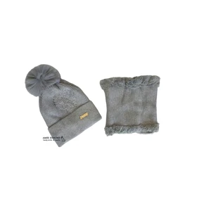 کلاه و شال رینگی دخترانه