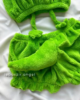 ست نیم‌تنه و شلوارک تدی