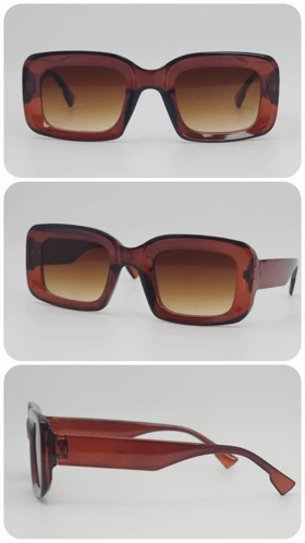 عینک آفتابی زنانه طرح ادال 2957 ضد اشعه UV400 (قهوه ای 1)