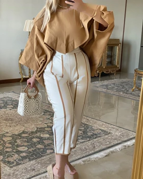 شومیز شلوار جلو نواری