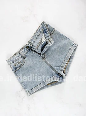 شورتک کوتاه جین پاچه پاکتی