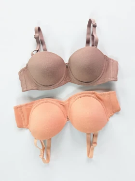 سوتین تک اسفنجی فنر دار نگین‌دار