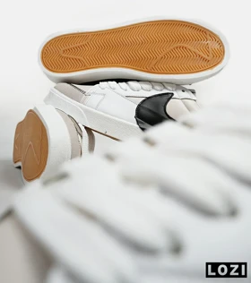 کفش نایک مردانه و زنانه سفید کرم مشکی Nike Blazer Low 77 Jumbo