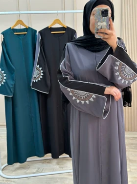 مانتو عبایی خورشیدی