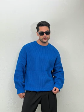 بافت باکسی یقه گرد