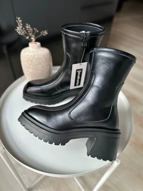 نیم بوت زنانه مدل 00034-Rose merry-Flat-Ankle-Boots