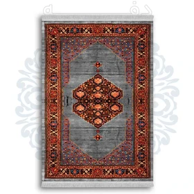 فرشینه از جنس پارچه هازان مخمل ترک طرح گلیم برند دفه کد DDGG 129