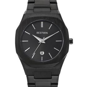 ساعت مچی مردانه بست وین فول بلک گرید A++ تقویم دار