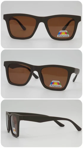 عینک آفتابی مردانه طرح ریبن ویفرر Rayban پلاریزه و ضد اشعه UV400 (قهوه ای1)