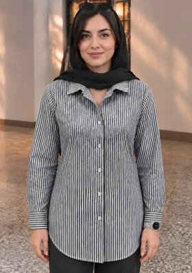 شومیز راه راه زنانه