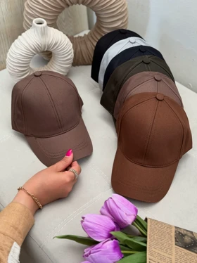 کلاه کپ کتان ساده،شاااارژ شد