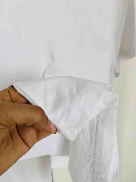 تیشرت بیسیک نخ و پنبه رنگی زنانه