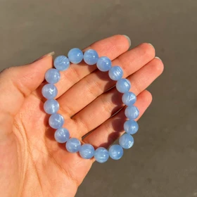 دستبند دخترانه مدل آفتاب پرست (آبی)