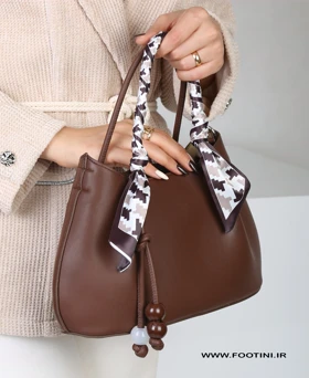 کیف زنانه چرم شالدار پیچ 204 AM