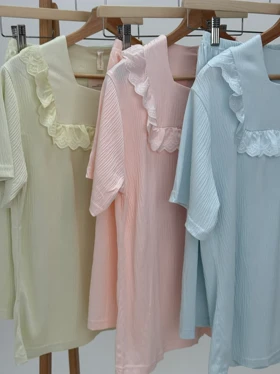 ست لباس راحتی بلوز و شلوارک کد 103