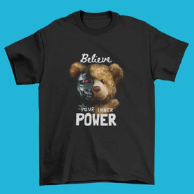 تیشرت تدی طرح POWER
