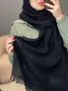 02454-شال مشکی ماهرخ