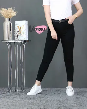شلوار جین مشکی ساده
