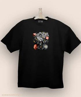 تیشرت لش مردانه و زنانه طرح آلبوم مجاز هیچکس